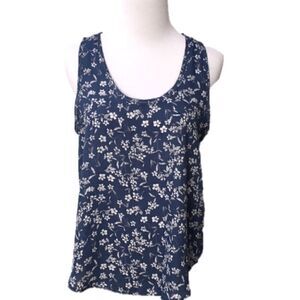 NWOT Banana Republic Silky Floral Tank Top